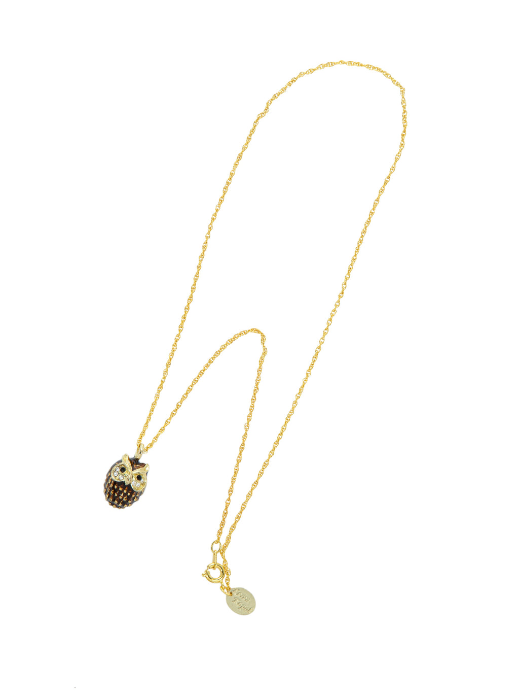 Owl Charm Pendant Necklace
