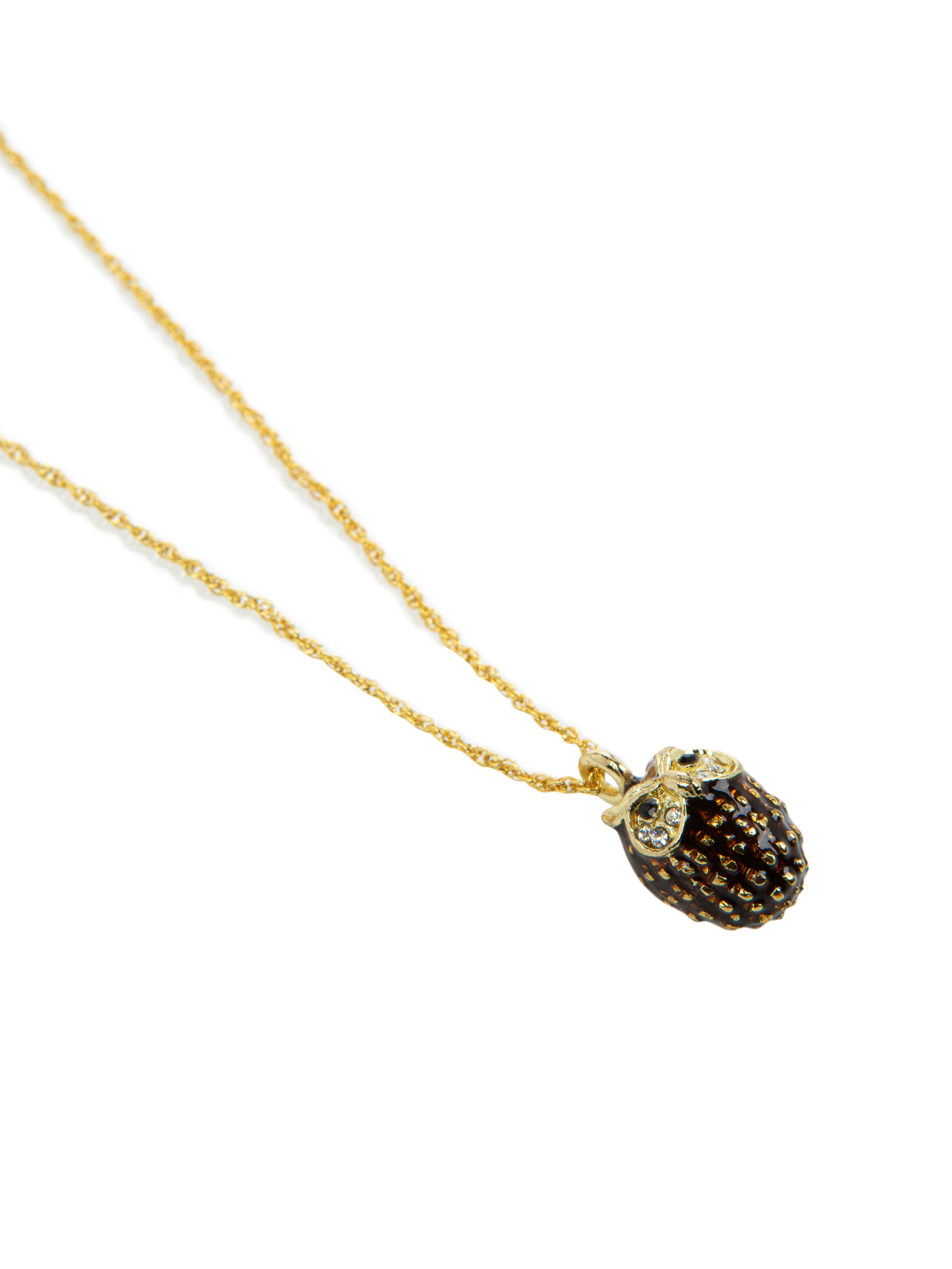 Owl Charm Pendant Necklace
